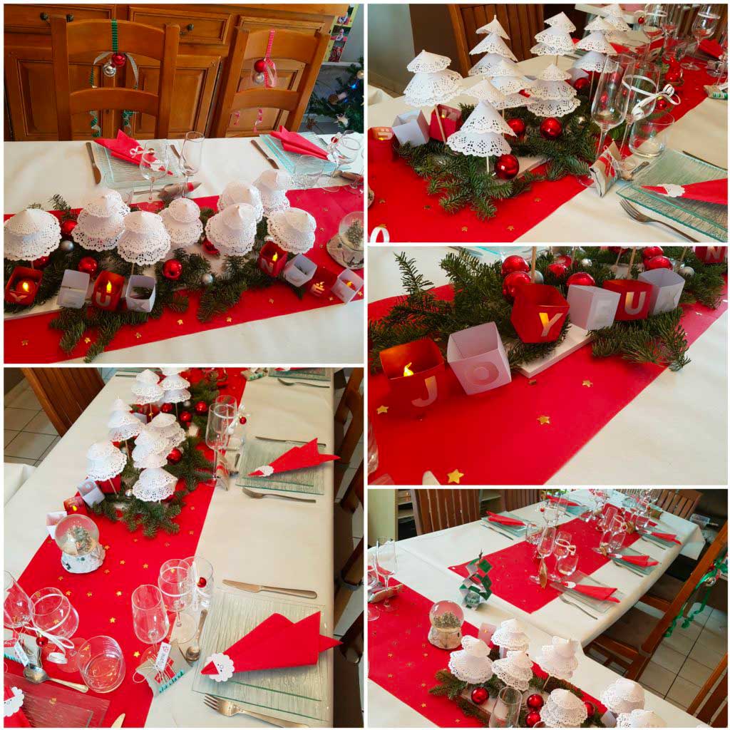 Manor  Décoration de table de Noël à faire soi-même