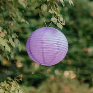 Lampion en papier Violet 30 cm