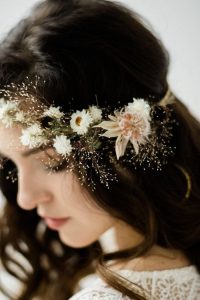 couronne de fleurs mariage