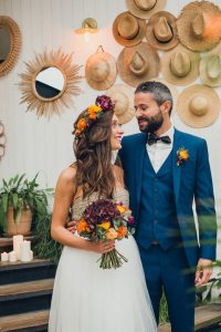 couronne de fleurs mariage