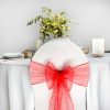 Nœud en Organza rouge