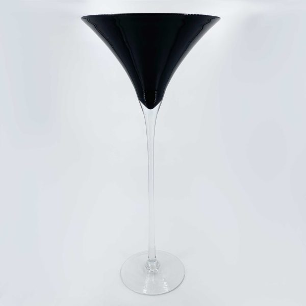 Vase martini noir 70 cm – Image 4