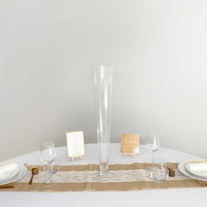 vase haut transparent