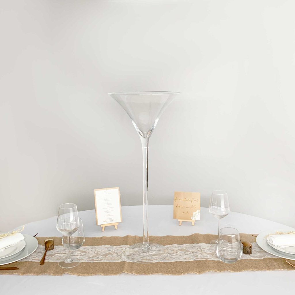vase martini mariage