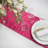 Chemin de Table en Taffetas fushia