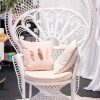 Fauteuil Emmanuelle en rotin blanc – Image 3
