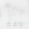 Bougeoir sur pied en verre 30 cm – Image 3