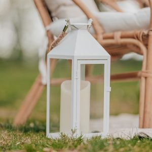 Lanterne blanche XL - 51 cm