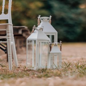 Lanterne blanche M - 40cm