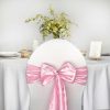 Nœud en Taffetas rose pâle