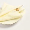 Serviette ivoire polyester