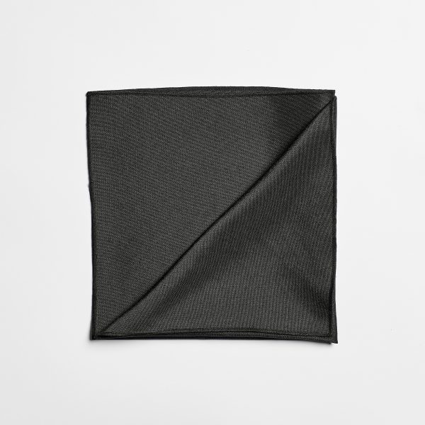 Serviette noire polyester – Image 5