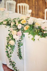 composition florale mariage