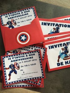 invitation captain america