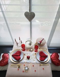 table saint valentin