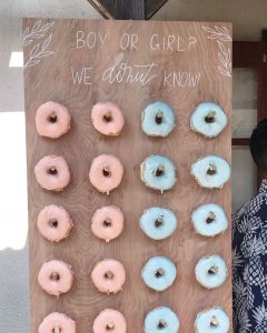 porte donuts deco baby shower