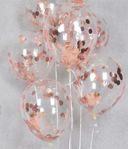 ballon confettis