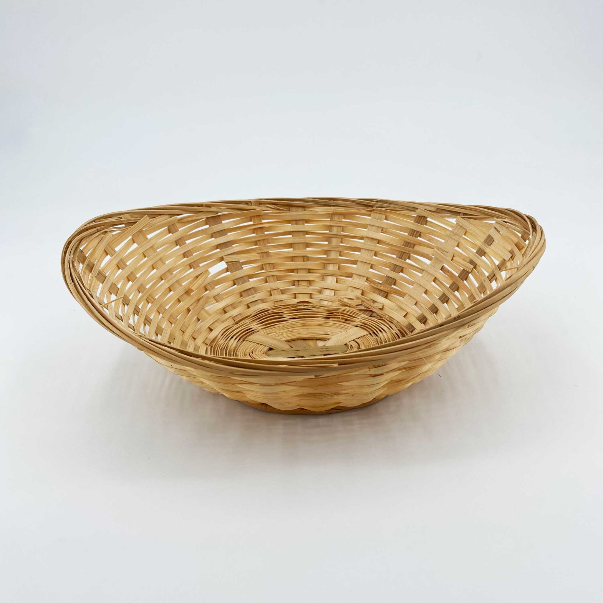 Grand Panier En Rotin Tressé, Panier Bois Cheminée Roulette