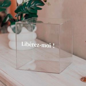 Urne transparente plexiglass