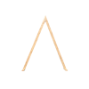 Arche triangulaire en bois