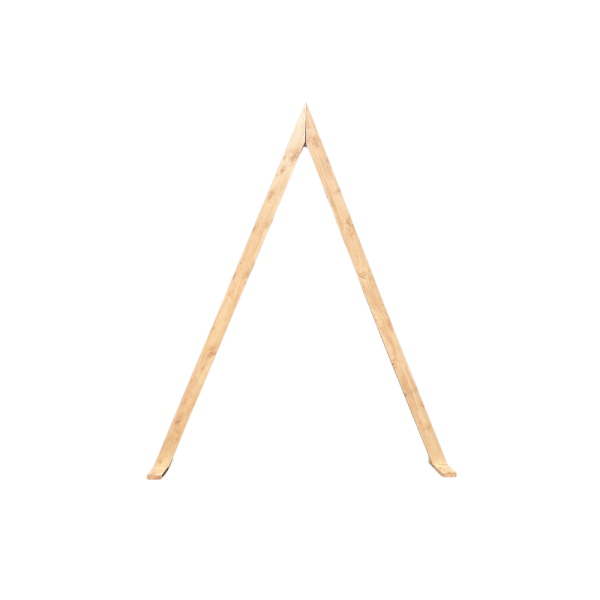 Arche triangulaire en bois