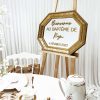 Panneau de bienvenue mariage miroir