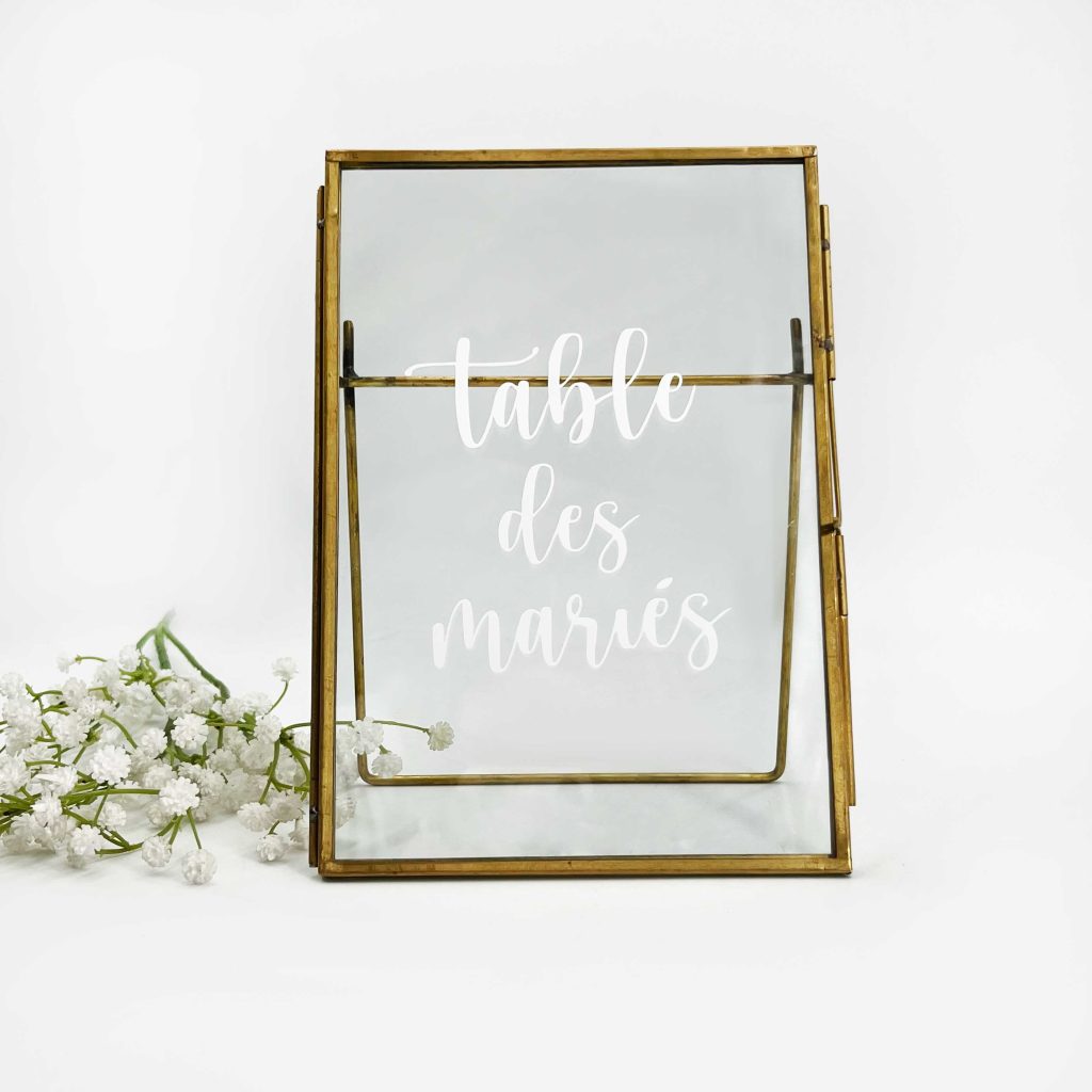 cadre menu mariage