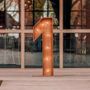 Chiffre Lumineux géant 1