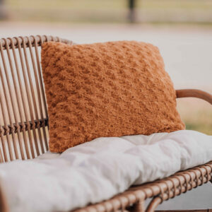 Coussin ocre - 45x45cm