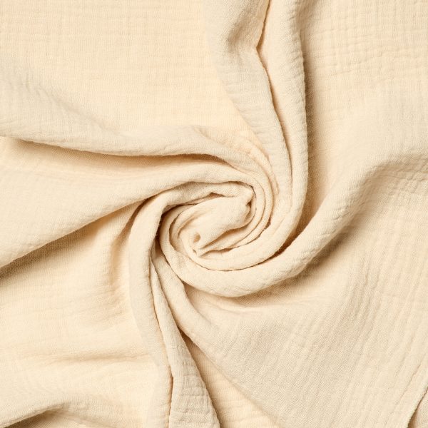 Serviette gaze de coton - Beige – Image 4