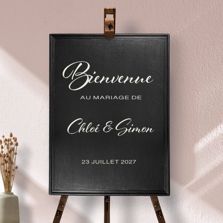Panneau Bienvenue Mariage Champêtre - Mon Panneau de Mariage
