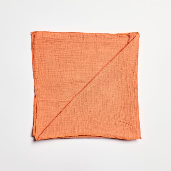 Serviette gaze de coton - Orange – Image 2