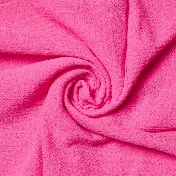 Serviette gaze de coton - Fuchsia – Image 2