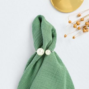 Rond de serviette - 2 Perles