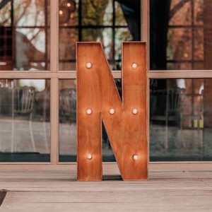 Lettre Lumineuse géante N
