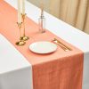 Chemin de table en gaze de coton - Orange – Image 2
