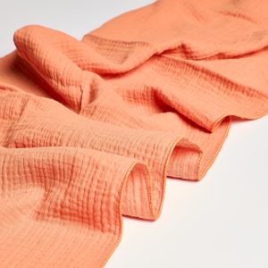 Chemin de table en gaze de coton - Orange