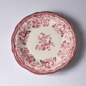 Assiette plate - gamme VIENNE ROSE