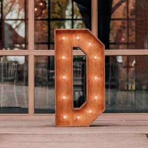 Lettre Lumineuse géante D