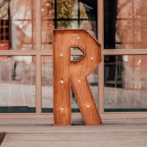 Lettre Lumineuse géante R