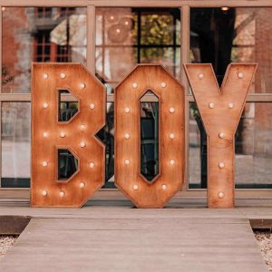 Lettres Lumineuses " BOY "