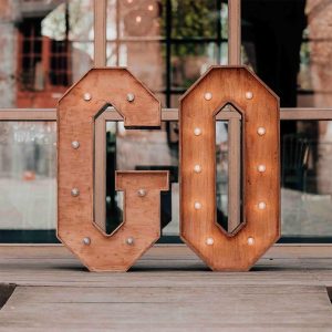 Lettres Lumineuses " GO "
