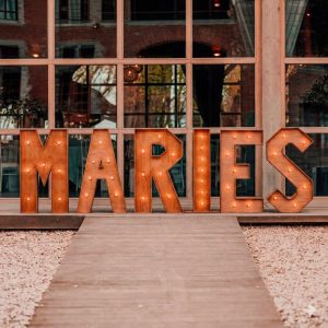 Lettres Lumineuses " MARIES "