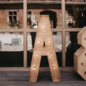 Lettre Lumineuse géante F