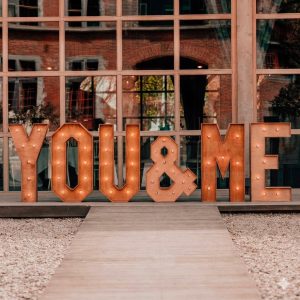 Lettres Lumineuses " YOU & ME "
