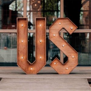 Lettres Lumineuses " US "