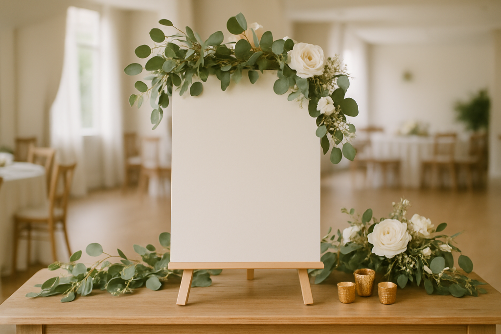 plan de table mariage en ligne décor élégant naturel tons doux