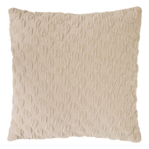 Coussin Chenille crème - 40x40cm