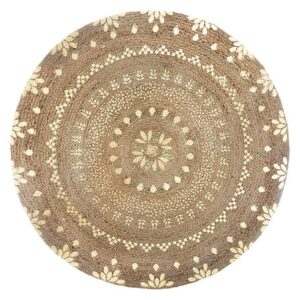 Tapis rond Jute Shine D115