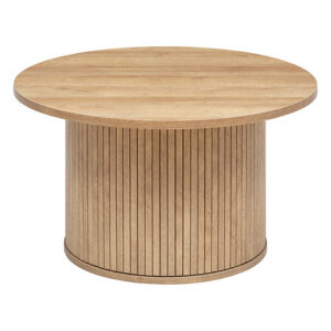 Table basse striée - D70cm  H40cm